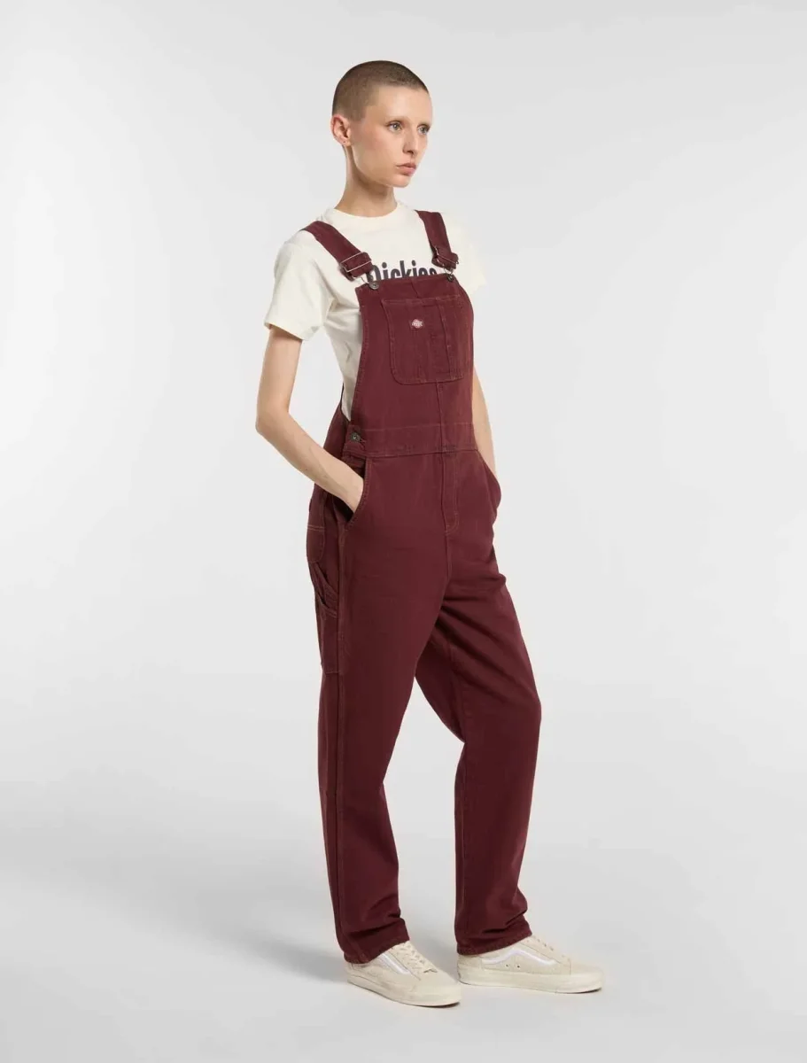Loose canvas bib overalls – Bild 4