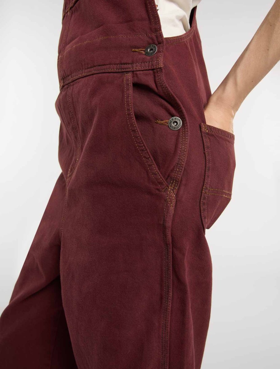 Loose canvas bib overalls – Bild 6