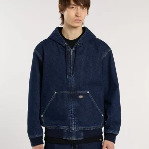 Hilham hooded denim jacket