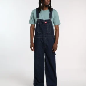 Loose denim bib