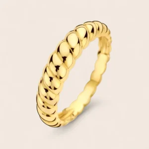 585 Gold massiver Croissant Style Ring