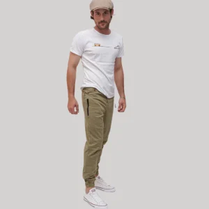 M.O.D Herren Hose Adam Tapered Fit in light olive