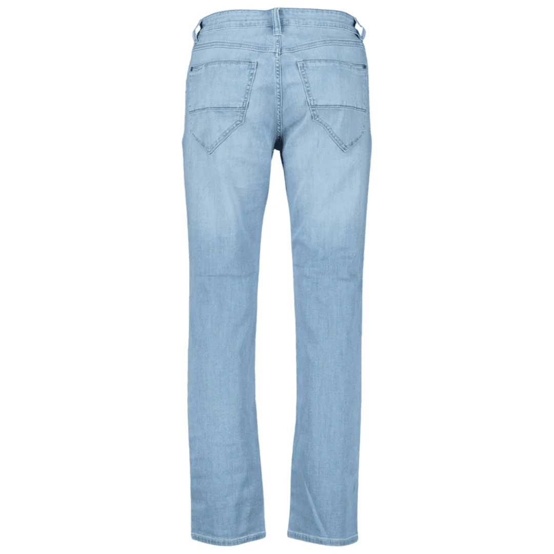 Paddocks Hose Jeans Herren Regular Fit Ben Stretch in blue bleached use moustach – Bild 3